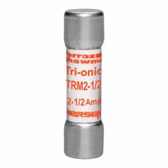 MERSEN Fuse: TRM Series, Midget, Time-Delay, 2.5 A, 250 V AC, 13/32 in x 1 1/2 in, Non-Indicating (MPN TRM2-1/2). Key specifications — Series: TRM; Brand: MERSEN.