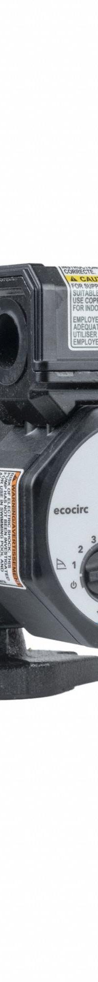 ECM Circulating Pump: 115V AC, Cast Iron, Variable, 18 gpm, 20 ft Max. Head, 3 3/4 in Face to Face (MPN 60B0B1000). Key specifications — Nameplate Voltage: 115V AC; Connection Type: Flange; Brand: BELL & GOSSETT; Includes Volute: Volute Included; System Type: Potable Water.