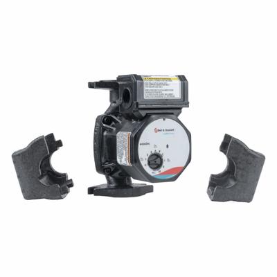 BELL & GOSSETT Circulating Pump: 115V AC, Cast Iron, Variable, 18 gpm, 20 ft Max. Head - General-Purpose Inline Circulator Pumps
