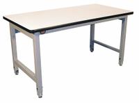 PRO-LINE Workbench: Adj Ht, Laminate, 72 in x 30 in, 5,000 lb Overall Load Capacity, Gray (MPN HD7230C/A31/HDLE). Key specifications — Brand: PRO-LINE.