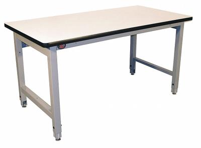 PRO-LINE Workbench: Adj Ht, Laminate, 72 in x 30 in, 5,000 lb Overall Load Capacity - Heavy-Duty Open-Base Workstations
