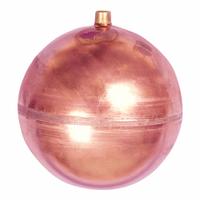 WATTS Float Ball: Float Ball, 1/4"-20, 1/4"-20 Thread Size, Internal, Threaded, Cylindrical, Copper (MPN C5). Key specifications — Connection Location: Internal; Brand: WATTS.