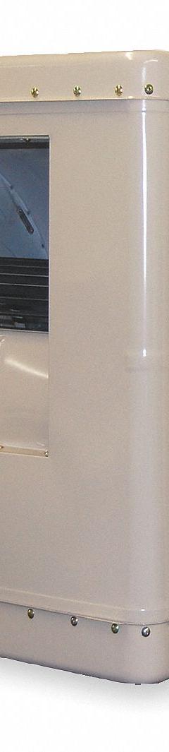 ESSICK AIR Ducted Evaporative Cooler: 1,200 sq ft, 34 1/2 in x 34 1/8 in x 34 1/8 in, 2 in Pad Thick (MPN 2YAE4-2HTK9). Key specifications — Brand: ESSICK AIR; Evaporative Cooler Voltage: 115V AC; Includes Drive Package: Drive Package Included; Drive Package Installation: Assembly Required.