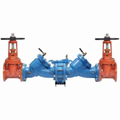 Watts Reduced Pressure Zone Assembly: LF909 Large, with Flood Detection Sensor - Watts RPZ Backflow Preventers