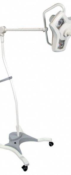 BURTON Examination Light: LED, 45,000 lux @ 1 m, Floor Stand, 4300K, 92 CRI, 45 W Watt, 120V AC (MPN ALEDFL). Key specifications — Operating Voltage: 120V AC; Illumination: 45,000 lux @ 1 m; Manufacturer Part Number: ALEDFL; Brand: BURTON; Color Temperature: 4300K.