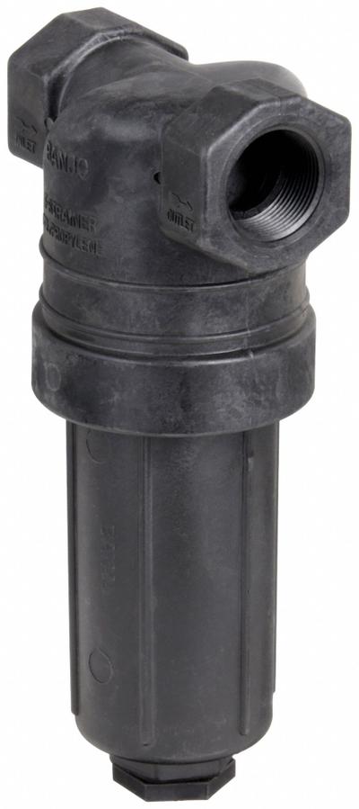 BANJO Inline Strainer: Polypropylene, 1 1/2 in, NPT, Mesh, 0.0234 in Screen Size - Polypropylene Inline Strainers