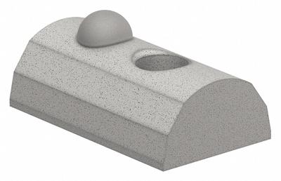 80/20 T-Nut: M6 Size, 17/64 in Thread Lg, For 0.4 in Slot Wd, 15 Series, Single Offset - Roll-In T-Nuts