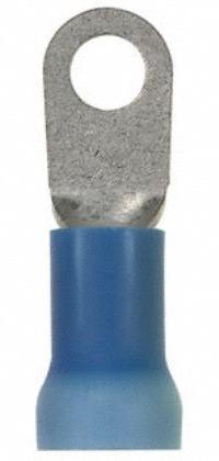 PANDUIT Ring Terminal: Blue, Vinyl Insulation, 1/4 in Stud Size, 6 AWG to 6 AWG Wire Sizes, 600 V (MPN PV6-14RX-X). Key specifications — attr1308027: PANDUIT.