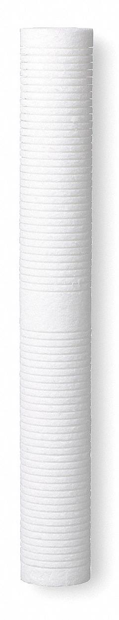 3M Water Filter Cartridge: 27 micron, Solid, 30 gpm, Polypropylene, 30 in Overall Ht (MPN RT30L16G20NN). Key specifications — Brand: 3M; Filter Media: Polypropylene.