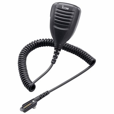 ICOM Speaker Microphone: Fits Icom, For F52DUL/F62DUL/M85UL Series, 18 in Cord - ICOM-Compatible Microphones & Speakers