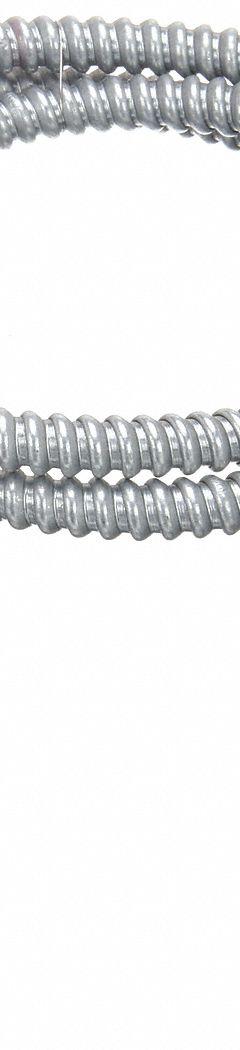 SOUTHWIRE Metal Clad Whip: 14 AWG, 3 Conductors, Copper, 6 ft, Galvanized Steel, Std, 1/2 in Snap In (MPN 55292901). Key specifications — Whip Fitting Type: 1/2 in Snap In; Brand: SOUTHWIRE.