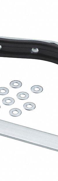 LOUISVILLE LADDER Ladder Pole Grip: For Extension Ladders, 3.5 in Overall Lg, Rubber/Steel (MPN PK-E04A). Key specifications — Brand: LOUISVILLE LADDER; Compatible Ladder Type: Extension Ladders; Material: Rubber.