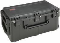 SKB Protective Case: 14 in x 29 in x 15 in Inside, No Foam, Black, 2 Wheels, 20 lb Wt, IP67, Latches (MPN 3I-2914-15BE). Key specifications — Handle Style: Folding; Brand: SKB; Case Closure Type: Latches.
