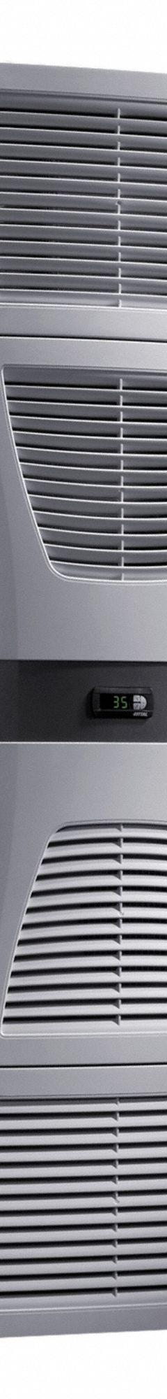 RITTAL Enclosure Air Conditioner: 9,383 BtuH, Indoor Dust-Tight, Cooling Only, 400/460V, 12 (MPN 3329540). Key specifications — Brand: RITTAL; Mounting Type: Wall Mount; Operation Mode: Cooling Only; Operating Voltage: 400/460V.