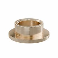 Flanged Sleeve Bearing: Bronze, SAE 841, 3/4 in Bore, 1 in OD, 1/2 in Lg, -35°F to 300°F, 10 PK (MPN FF1011-02B). Key specifications — System of Measurement: Inch; Material Grade: SAE 841; Flange Type: Flanged; Brand: OILITE.