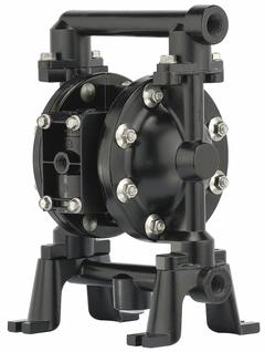 ARO Double Diaphragm Pump: Aluminum Body, 1/2 in, NPT Connection, 12.4 gpm, 255 ft Max. Head (MPN PD05R-AAS-PAA-B). Key specifications — Brand: ARO; Seat Material: PP; Check Valve Material: Santoprene.