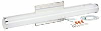 LED Vanity Light: Chrome, 1,690 lm_1,800 lm_1,850 lm, 3000K/3500K/4000K, 18 W, 120 to 277V AC (MPN FMVCCLS 24IN MVOLT 30K35K40K 90CRI KR M6). Key specifications — Mounting Location: Surface; For Bulb Type: Integrated LED; Brand: LITHONIA LIGHTING; Voltage: 120 to 277V AC; Color Temperature: 4000K; Housing Finish/Housing Color (Broad): Chrome.