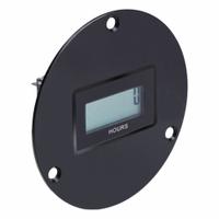 TRUMETER Hour Meter: Hour Meters, Front Panel Mounting, Digital, 10 V AC/DC – 300 V AC/DC, CE/CUL/UL (MPN 3410-1010). Key specifications — Mounting Style: Panel; Standards: CUL; Bezel Face Shape: Round; Hour Unit Increment: Tenth; NEMA Enclosure Rating: 4; Brand: TRUMETER; Manufacturer Part Number: 3410-1010; Meter Type_Broad: Digital.
