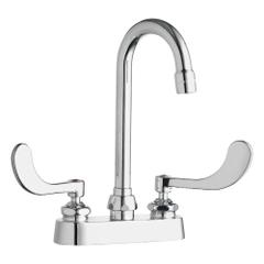 CHICAGO FAUCETS Gooseneck Kitchen/Bathroom Faucet: 895, Cast Brass, Centerset, Deck, Polished Chrome (MPN 895-317ABCP). Key specifications — Series: 895; Brand: CHICAGO FAUCETS.