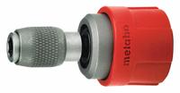 METABO Bit Holder: Bit Holder, Power, 1/4 in Compatible Bit Size, Hex Compatible Bit Shank (MPN 627241000). Key specifications — attr1132695: Hex; attr1132691: Not Impact Rated; attr1132694: Nonmagnetic; attr1132704: METABO.