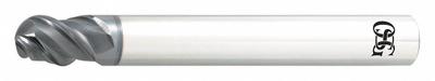 OSG Ball End Mill: Carbide, EXO Coated, 3 Flute, 20 mm Mill Dia, 30 mm LOC - Carbide Ball End Mills for Stainless Steel & Super Alloys