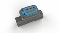 FLOMEC Watermeter: Water Meter, Turbine, 1 1/2 in Spigot, 1 1/2 in Connection Size, Spigot, PVC (MPN TM15SQ9GMB). Key specifications — Product Type: Water Meter; Rotor Material: PVDF; Accuracy %: +/-3%; Output Type: 4-20 mA; Brand: FLOMEC; Unit Of Measure: Liters; Display Type: Digital; Termination: Not Listed.