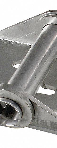 AMERICAN GARAGE DOOR SUPPLY Garage Door Hinge: Stainless Steel, 3 in Leaf Ht, Rounded, 2 PK (MPN HSO112). Key specifications — Brand: AMERICAN GARAGE DOOR SUPPLY; Corner Type: Rounded.