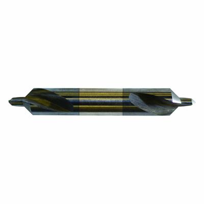 KEO Center Drill: Plain Type, #7, 90°, 3 1/4 in Overall Lg - Plain-Tip Center Drills
