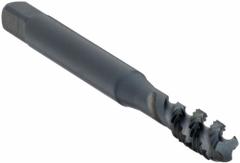 WIDIA GTD Spiral Flute Tap: #10-32 UNF, H3 / 3B, 3 Flute, Semi-Bottoming Chamfer, Black Oxide Cobalt (MPN 5357398)