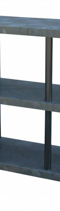 STRUCTURAL PLASTICS Plastic Shelving: 96 in x 24 in, 51 in Overall Ht, 3 Shelves (MPN ST9624x3). Key specifications — Resistance Properties: Corrosion-Resistant; Frame Material: Plastic; Shelving Material: High Density Polyethylene; Brand: STRUCTURAL PLASTICS.