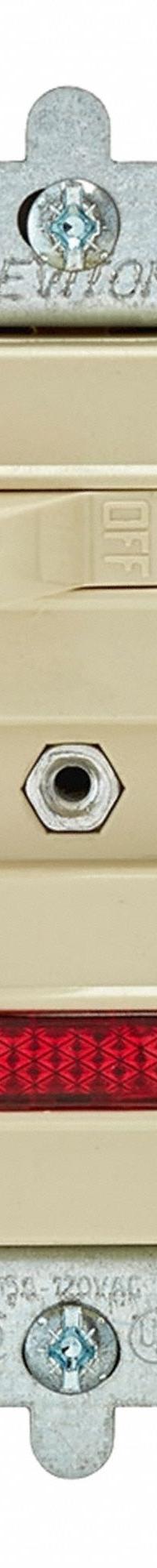 LEVITON Wall Switch: Toggle Switch, Single Pole, Maintained, Ivory, 120V AC, 15 A (MPN 5226-I). Key specifications — Illuminated: No.