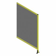 T-Slot Framing System Panel: Stand-Alone, Yellow, 84 in H x 36 in W x 5 1/2 in D, Solid (MPN 48351). Key specifications — Finish: Powder-Coated; Brand: FAZTEK; Panel Color: Clear; Panel Type: Solid; Color: Yellow; Material: Polycarbonate; Assembly: Assembled; Manufacturer Part Number: 48351.