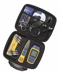 FLUKE NETWORKS Cable Tester Kit: MicroScanner, Base Model + IntelliTone Probe, Remote ID Kit (MPN MS2-KIT/WWG 3084134). Key specifications — Manufacturer Part Number: MS2-KIT/WWG 3084134; Alert Type: Digital Display; Compatible Cable Type: Twisted Pair; Data Safe Monitor: Yes; Display Screen Type: LCD with Backlight; Includes: RJ11 Patch Cord; Product Type: Cable Tester Kit; Calibration Certificate: Not Included.