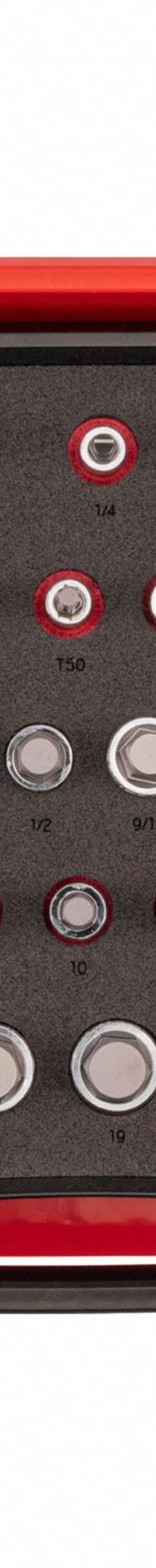 TEKTON Socket Set: 26 - 50 Pieces, 1/2 in Drive Size, 44 Pieces, 17 1/2 in Overall Lg, Fixed Insert (MPN SHB92701). Key specifications — attr1216280: Fixed Insert; attr1216283: TEKTON; attr1225718: MT14 to MT18; attr1227491: 1/2 in.
