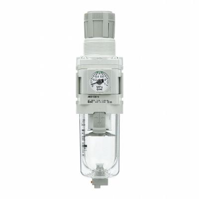 SMC Filter Regulator: AW-D Series, 3/4 in NPT, 5 micron, 1 MPa Max Op Pressure - SMC FRL Air Filter/Regulators
