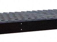 HALLOWELL Shelf: 96 in x 18 in, 620 lb Load Capacity, Steel, 4 ga Decking, Black, Shelf (MPN DRHCWL9618ME). Key specifications — Decking Material: Steel; Includes: (2) Center Supports; Decking Finish: Powder Coated; Shelf Configuration: Single Straight; Color: Black; Frame Material: Steel; Brand: HALLOWELL; Frame Finish: Powder Coated.