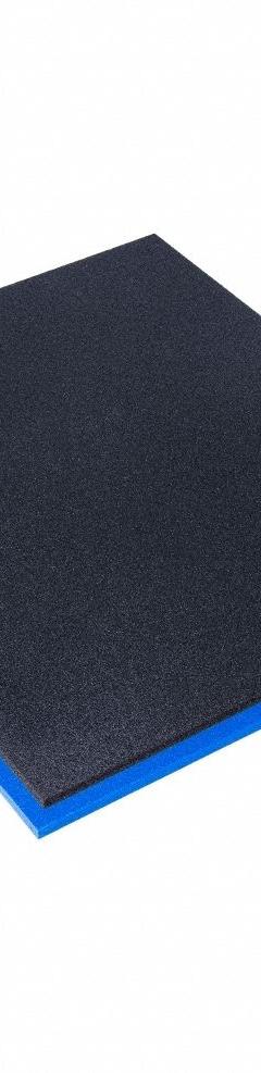 5S SHADOW FOAM Tool Box Foam Insert: Black/Blue, 10 3/4 in Overall Wd, 18 1/4 in Overall Lg (MPN TSF-1018-BLACK/BLUE). Key specifications — Material: Polyethylene Foam; Brand: 5S SHADOW FOAM; Color: Black; Product Type: Foam Insert.