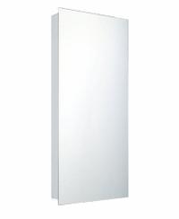 KETCHAM Mirrored Medicine Cabinet: Rectangular, Glass, 26 in Overall Ht, 16 in Overall Wd, Wall (MPN 1636PE-SM). Key specifications — Brand: KETCHAM; Mirror Edge Style: Polished Edge; Lighted: No.