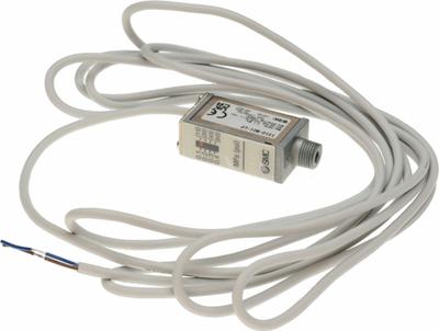 SMC Press Switch: IS10-N01-LP, Pressure Switch, IP40, 100 V/24 V or less/48 V - Reed Switch Pneumatic Position Sensors