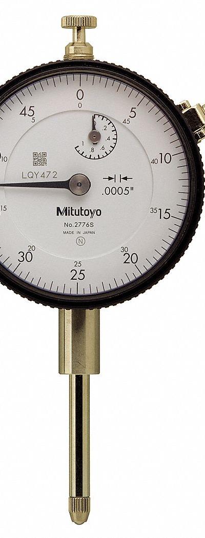 MITUTOYO Dial Indicator - Continuous Reading Back Lug Dial Indicators