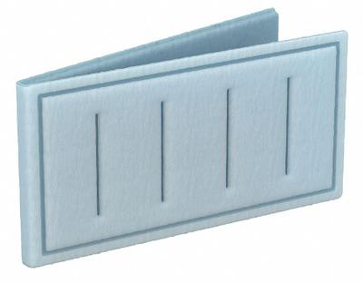 GRAINGER Link Air Filter: 25 in x 16 in x 1 in, 16 in Section Wd, 2 Sections, 3 Ply - MERV 8 Link Air Filters