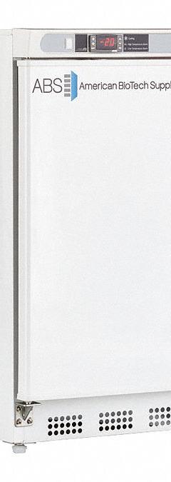 AMERICAN BIOTECH SUPPLY Freezer: Undercounter, 4.2 cu ft, -25°C to -15°C, Manual Defrost Method (MPN ABT-HC-UCBI-0420-LH). Key specifications — Defrost Method: Manual; Brand: AMERICAN BIOTECH SUPPLY; Door Hinge: Left.