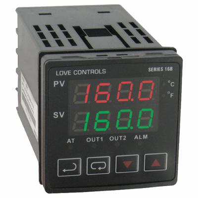 Dwyer Temperature Controller: 16B, 1/16 DIN Size, RTD/Thermocouple, 100 to 240V AC - Temperature Controllers