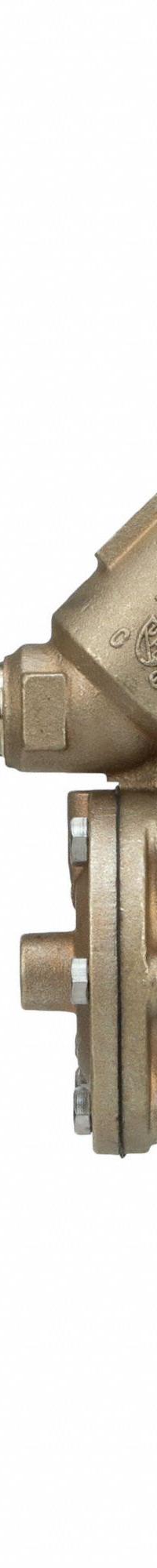 WILKINS Backflow Preventer: 975XL2, With Strainer, Bronze, 3/4 in Pipe Size, FNPT, 33°F – 180°F (MPN 34-975XL2SAG). Key specifications — Shut-Off Valve Type: Ball Valve; Connection Type: FNPT.