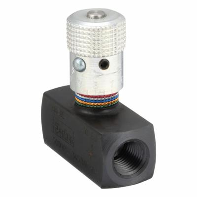 Parker Needle Valve: 5 gpm Max Flow Rate, 1/4 in NPT, 1/4 in NPT, 5,000 psi Max Pressure - Needle Flow Control Valves