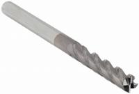 APPROVED VENDOR Square End Mill: Carbide, TiCN Coated, 4 Flute, 5/16" Mill Dia, 1-5/8" LOC, 4" OAL (MPN 218-001032)