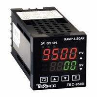 TEMPCO Temperature Controller: TEC-9500, 1/16 DIN Size, Programmable, PID, 90 to 250V AC, Digital (MPN TEC18006). Key specifications — Brand: TEMPCO; Alarms: No Alarm; Control Mode: PID; Current: 0.125; Display Type: Digital; Input Voltage: 90 to 250V AC; Output: Solid State Relay Drive-5V DC; Product Type: Temperature Controller.