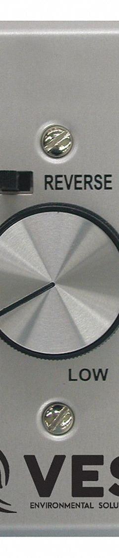 Speed Control: Dial, SPST, 3 Switches or Dials, 120V AC, Aluminum Plate, Silver Plate, 5 A (MPN ICFCFR5-S). Key specifications — Brand: VES; Reversible: Reversible; Input Voltage: 120V AC; Plate Material: Aluminum.