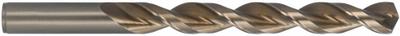 CLEVELAND Jobber Length Drill Bit: #6, 135° Split Point, Straw/Bronze Cobalt - Cobalt Jobber-Length Drill Bits for Deep Hole-Drilling