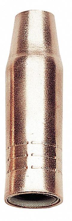 LINCOLN ELECTRIC Gas Nozzle: 1/2 in, Conical, Flush, Threaded, MIG Welding (GMAW) (MPN KP23-50F). Key specifications — Manufacturer Part Number: KP23-50F; Nozzle to Tip Relationship: Flush; For Contact Tip Series: Magnum 400A; Brand: LINCOLN ELECTRIC.